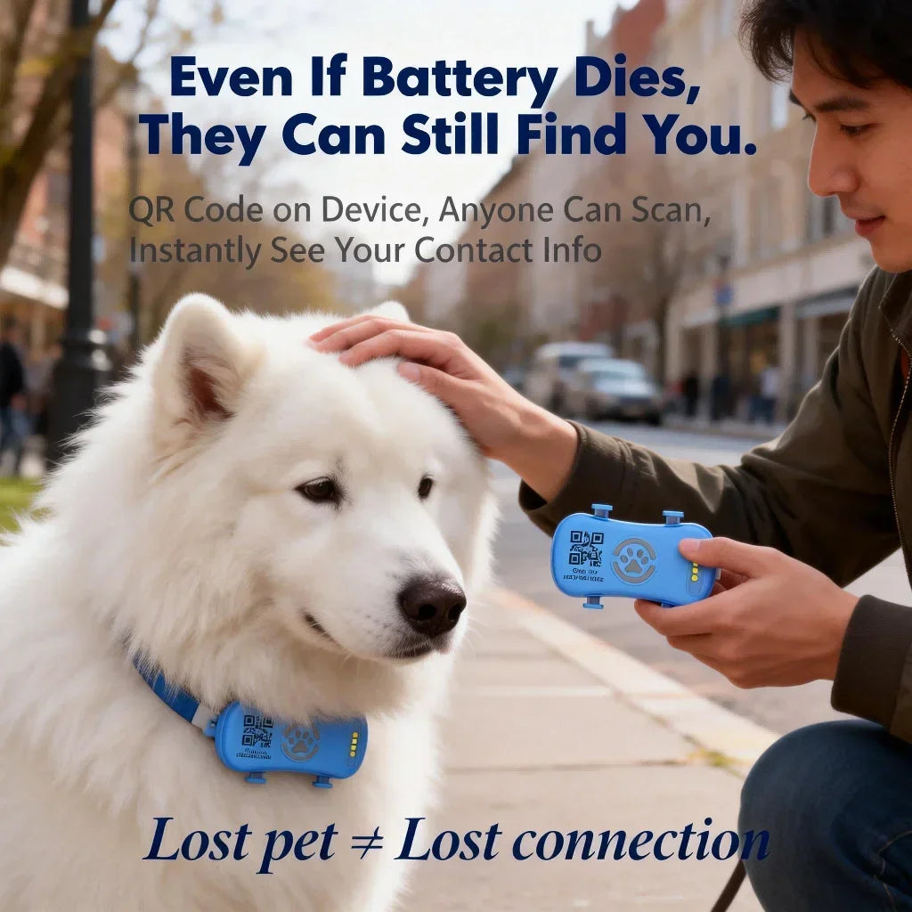 WANWAYTECH GPS Pet Tracker for Dogs Cats with IoT Sim