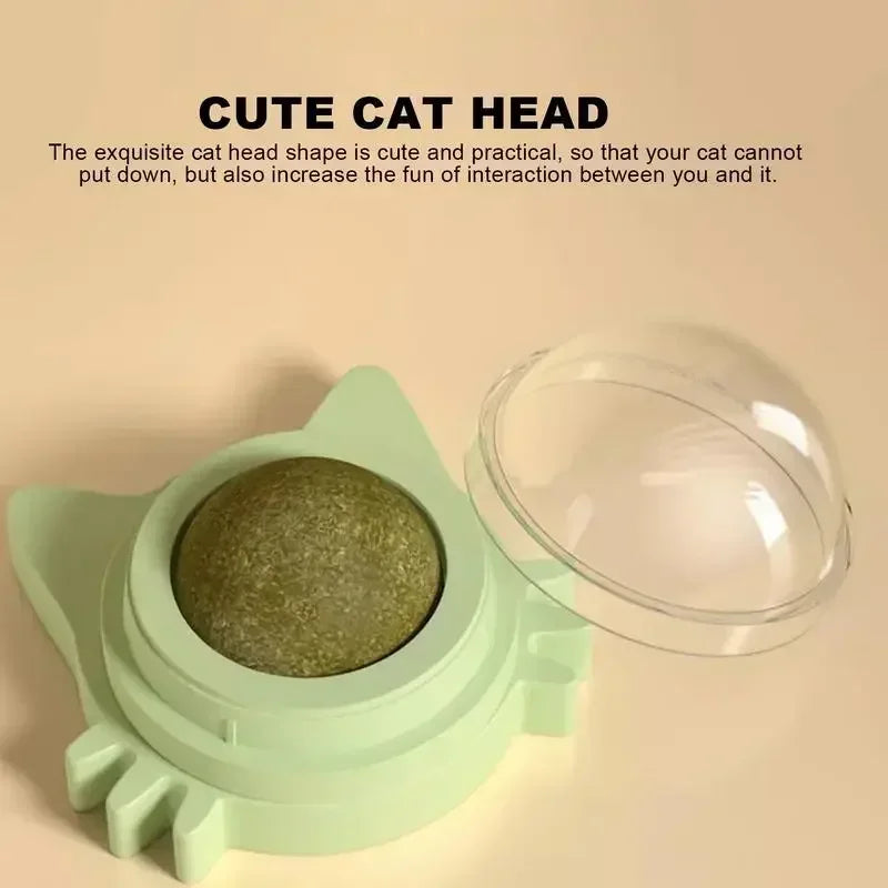 Catnip Balls for Cats Lickable Chew and Teeth Cleaning Toy