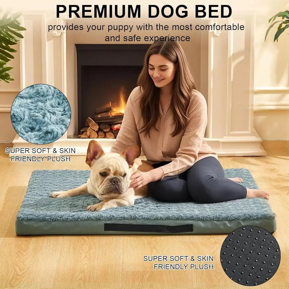 Orthopedic Dog Bed With Removable Washable Cover And Anti Slip
