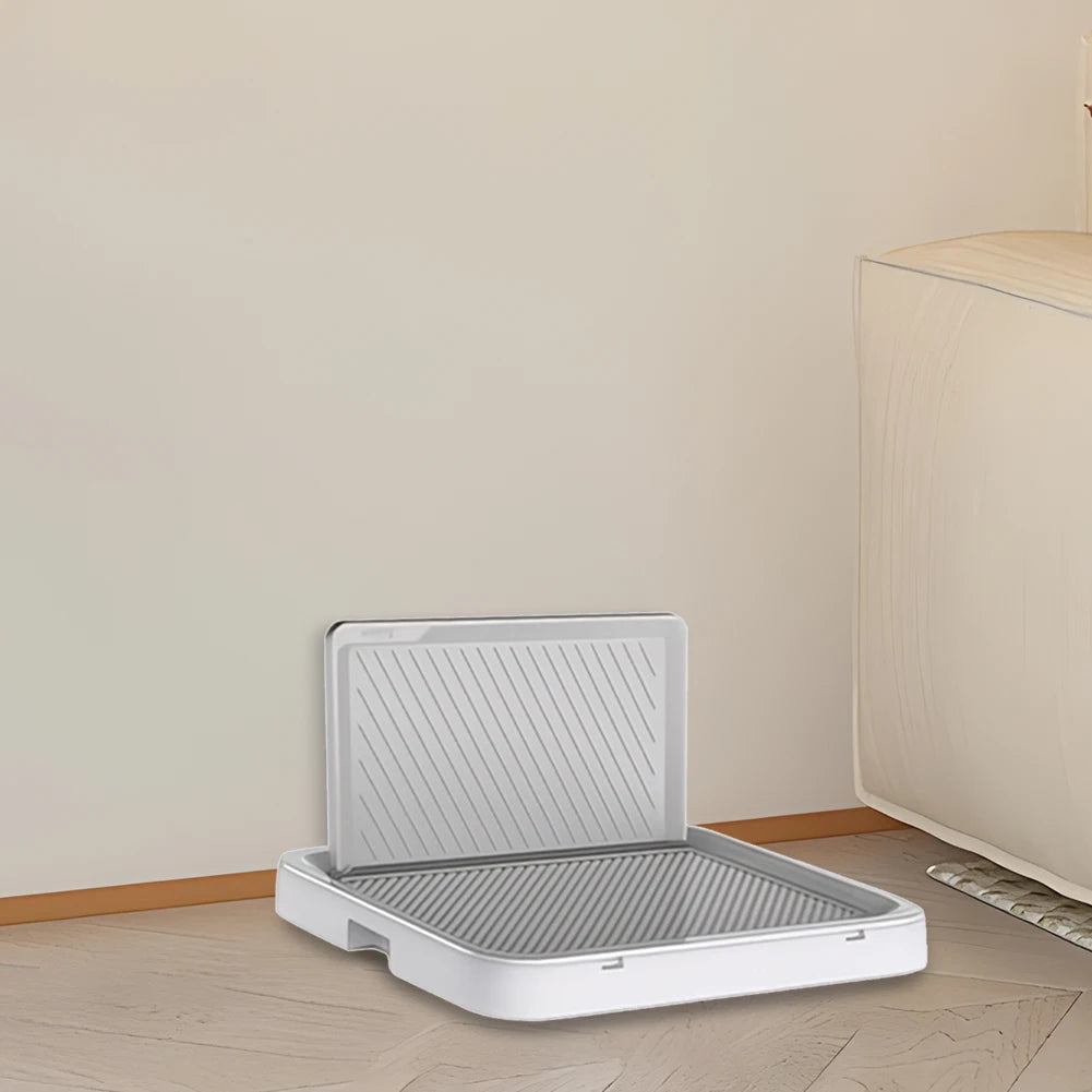 Alloet Dog Potty Tray with Pee Wall Pan Trainer Toilet