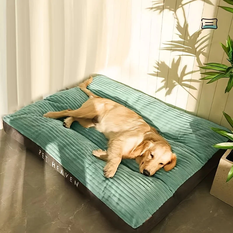 Winter Warm Corduroy Pet Dog Bed Soft Mat Detachable Washable