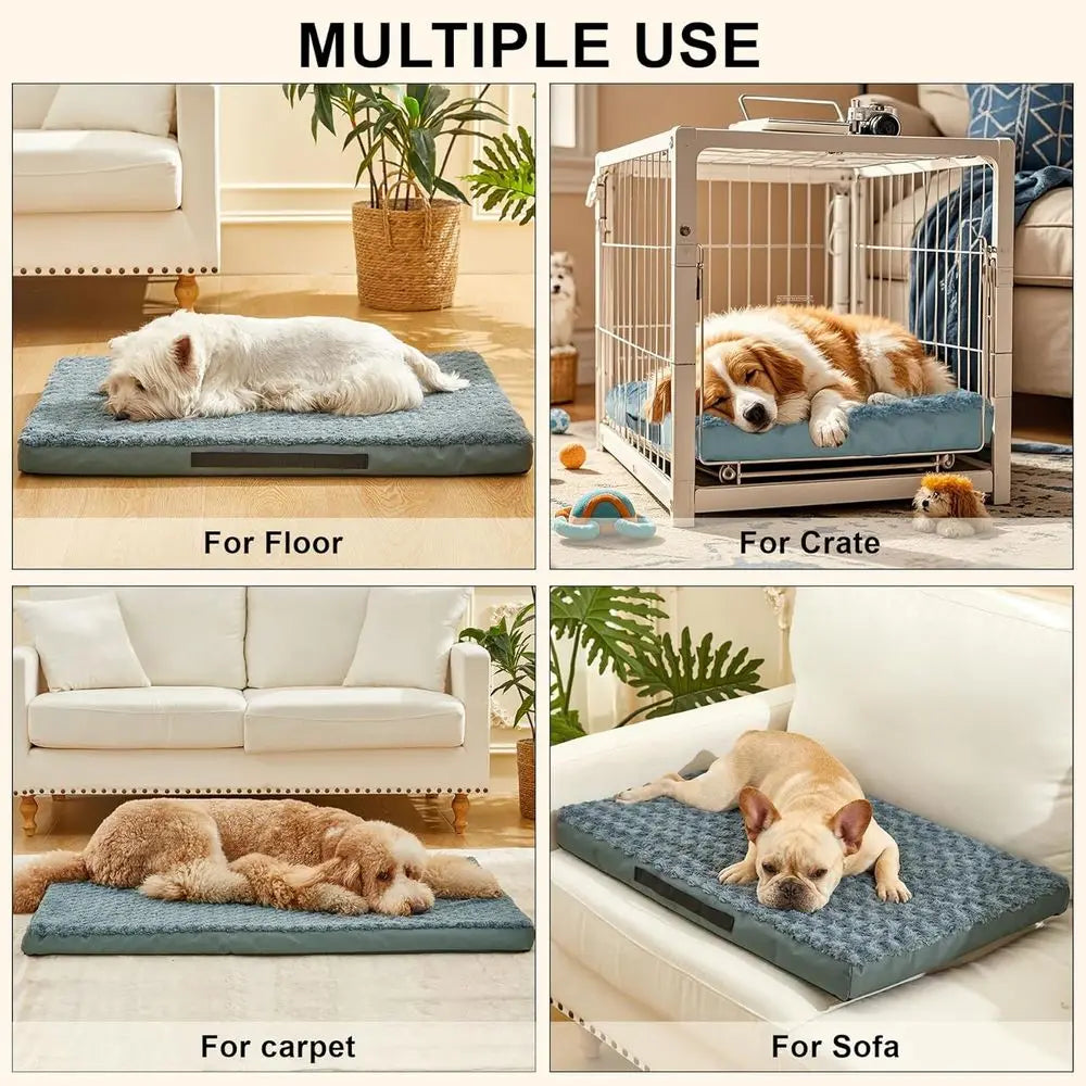 Orthopedic Dog Bed With Removable Washable Cover And Anti Slip