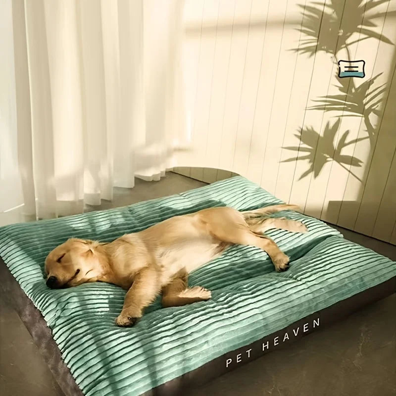 Winter Warm Corduroy Pet Dog Bed Soft Mat Detachable Washable