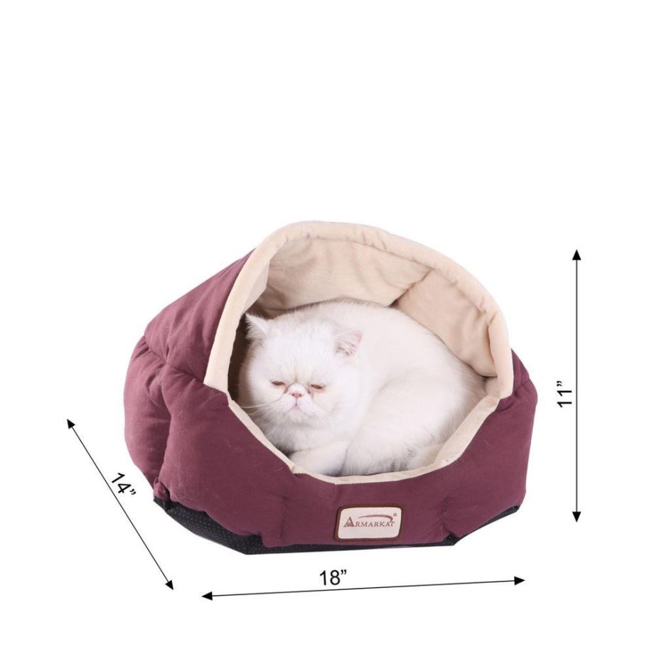 Armarkat Cat Bed Model C08HJH/MH Beige